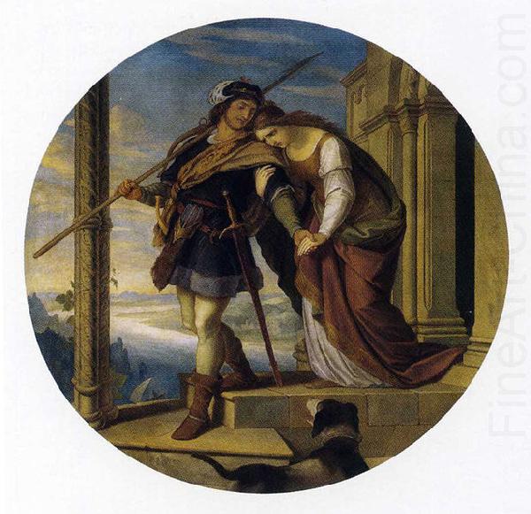 Julius Schnorr von Carolsfeld Siegfried's Departure from Kriemhild china oil painting image